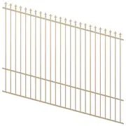 ProtectorAl 1201-2400W x 1800H Primrose Spear Top Pool Fence Panel Raked Up to 15º
