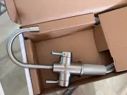 BRAND NIB Insinkerator 45638B-ISE SATIN NICKEL HOT & COLD FAUCET ONLY FHC250SN