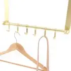Door Coat Rack Moving 6-Hooks Over The Door Hooks Door Organizer Door Hanger