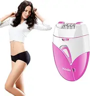 Epilator for Women，Painless Hair Removal Device & Electric Shaver，Long-Lasting Smooth Skin，Cordless & Waterproof（Rose red）