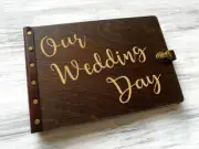 Wedding Guest Book Wedding Journal Wedding Book Rustic Guestbook Our Wedding Day