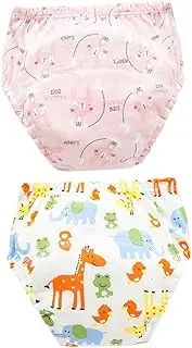 LIFKOME 2pcs Infant Breathable Cloth Bag Cotton Washable Babies Nappy Leak Proof Cloth Diaper - Size (random Style)