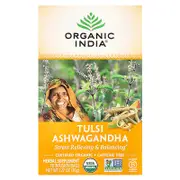 Organic India, Tulsi Tea, Ashwagandha, Caffeine Free, 18 Infusion Bags, 1.27 oz (36 g)