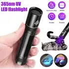 Mini UV Light 365nm Ultraviolet LED Flashlight Blacklight Inspection Lamp Torch