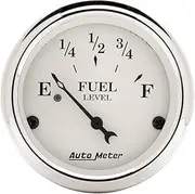 Auto Meter 1606 Old Tyme White Fuel Level Gauge