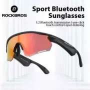 ROCKBROS Sport Bluetooth Polarized Sunglasses Music Speaker Lightweight Unisex