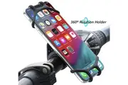 FLOVEME Flexible Silicone Bicycle/Scooter Smartphone Holder 360 Rotation