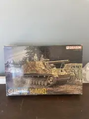 1997 Dragon 6004 Hummel Sd.Kfz. 165 German Tank 1/35 Model Tank Sealed parts!