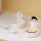 Scented Light Holder Ghost Candle Holder Candle Lamps Cute Ghost Figurines