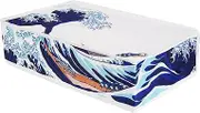 playvital Dust Cover for PS5 Slim Standard Console, Protective Accessory for PS5 Slim Dust Cover Nylon Dust Cover, Disc Edition-Horizontal, Large Wave Kanagawa