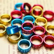 10Pcs Alloy Rings Birds Canary Budgerigar Closed-loop Bird Leg Bands Random
