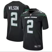 Zach Wilson #2 New York Jets Limited on-Field Game Jersey Black Alternate NWT