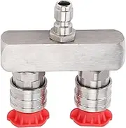 Pressure Washer Tips, Dual Nozzle Turbo Nozzle, 2 in 1 Power Washer Nozzle Tip with 1/4 Quick Connect 2 Color Nozzle, for Accessory