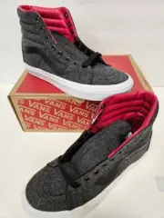 Vans SK8-Hi Reissue Shoes, (Tweed) Black, Size M5/W6.5