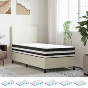 Pocket Spring Mattress Foam Cooling Mattress Washable Bedroom Medium vidaXL