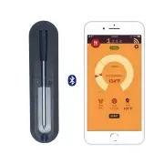Wireless Smart BBQ Thermometer Bluetooth Probe with Phone App Display Baking Steaming Food Temperature Oven Temperature