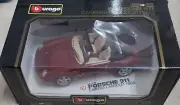 Burago 1/18 Scale 1994 Porsche 911 Carrera Cabriolet Cod. 3090 Made in Italy Car