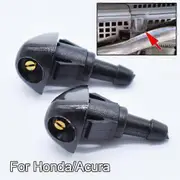 Front Windscreen Washer Nozzle Jet Spray For Honda Accord Civic 6 7 Fit Jazz CR-V Prelude Shuttle For Acura TSX black