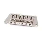 KD By AxLabs Nighthawk-style Trapezoid Plate Hardtail Bridge - Nickel
