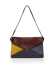 Tricolour Diamond Shoulder Bag