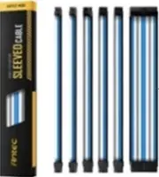ANTEC PSU - Sleeved Extension Cable Kit V2 - Blue / White / Black . 24PIN ATX, 4+4 EPS, 8PIN PCI-E, 6PIN PCI-E, Compatible with Standard PSU