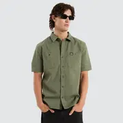 [Lee Jeans] Lee Worker Short Sleeve Shirt Green