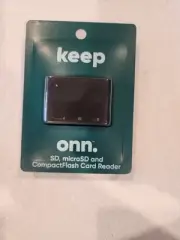 Onn SD, microSD, and Compact Flash Card Reader