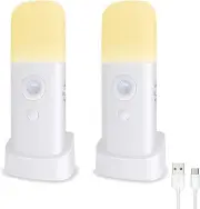 Motion Sensor Night Light Indoor, 2000mAh Battery Operated Lights, Cordless