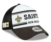 New Orleans Saints New Era Flex Fit 3930 Mesh Back Trucker Style Hat Cap