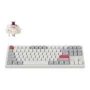 Keychron Q3 Max QMK/VIA Wireless TenKeyLess RGB Hot-Swap Side-Printed Keycaps Shell White Custom Mechanical... [KBKCQ3MP3S]