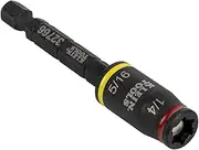 Klein Tools 32766 Impact Driver, 3-in-1 Impact Flip Socket and Bit Holder, 1/4-Inch and 5/16-Inch Hex Drivers, 3-Inch Length