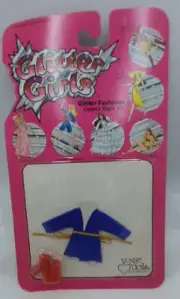 Lesney Vogue GLITTER GIRLS "Roller Glitter" 5 1/2" Doll Outfit New 1982 DAWN