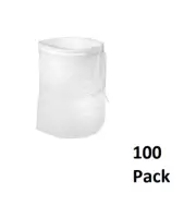 Simplicity 7" x 16" 200 Micron Aquarium Filter Sock w/ Drawstring (100 Pack)