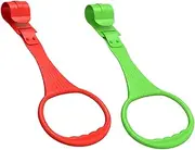 PERSELOSO Baby Standing Assistance Rings 2pcs Travel Pull up Handles for Safe Playpen Activities Ergonomic Design