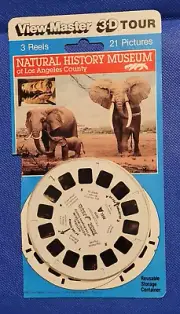 Color Natural History Museum of Los Angeles County view-master 3 Reels Pack