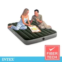 在飛比找momo購物網優惠-【INTEX 原廠公司貨】經典雙人fiber-tech充氣床