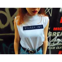 在飛比找蝦皮購物優惠-Stussy 女款logo背心