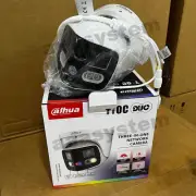 Dahua 8MP ColorVu TiOC IP Camera PoE SMD4.0 2-Way Talk IPC-PDW3849-A180-AS-PV