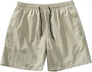 Mens Athletic Gym Shorts Drawstring Elastic Waist Casual Jogger Shorts Workout Gym Short Pants with Pockets