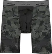 BROS by WACOAL MEN(ブロス バイ ワコールメン) GX6006 Boxer Shorts, Walk in and Improve Calorie Burning! Designed to Reduce Stuffiness, Open Front, Spats, Long Length