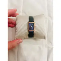 在飛比找蝦皮購物優惠-ete 蝴蝶扣手錶 深藍色錶面黑色錶帶