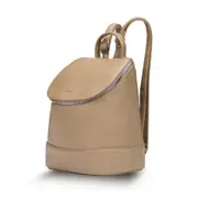 Tosca Womens PU Formal/Casual Travel Home/Office Backpack 30x25cm Camel