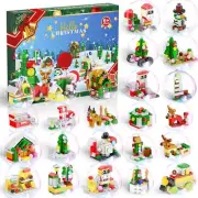 Advent Calendar 2023 - Xmas Themed Building Toys - 24 Days Christmas Countdow...