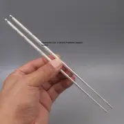 Pure S999 Fine Silver Healthy Dragon Phoenix Chopsticks Tableware 50-51g 8.3in L
