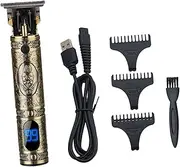 Household Clipper Low Noise Barber Shop Clipper Rechargeable Lcd Display Multifunctional Trimmer