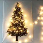 【MJ萌揪】台灣現貨~聖誕樹松樹掛布 壁裝飾布小清新節日背景布簡約掛毯 聖誕樹佈置 聖誕節佈置
