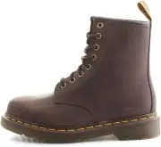 Dr. Martens Unisex 1460 Crazy Horse Leather 8 Eye Boot, Dark Brown, 15...