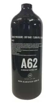 GladiatAir - A62 - 62ci 3000psi Tank - Aluminium