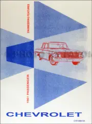 1961 Chevrolet Engineering Book Impala Bel Air Biscayne Corvair Corvette Chevy