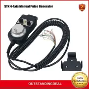 STK 4-Axis Manual Pulse Generator MPG CNC Handwheel 100PPR 5V Universal Type os6